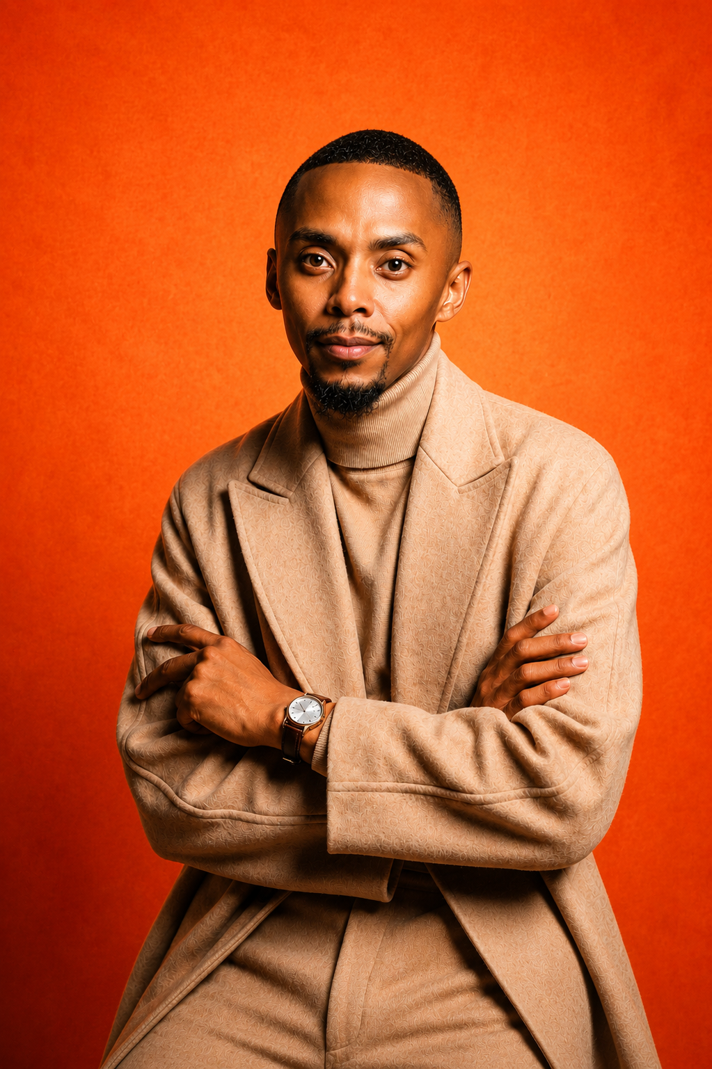 Thembinkosi oreange background